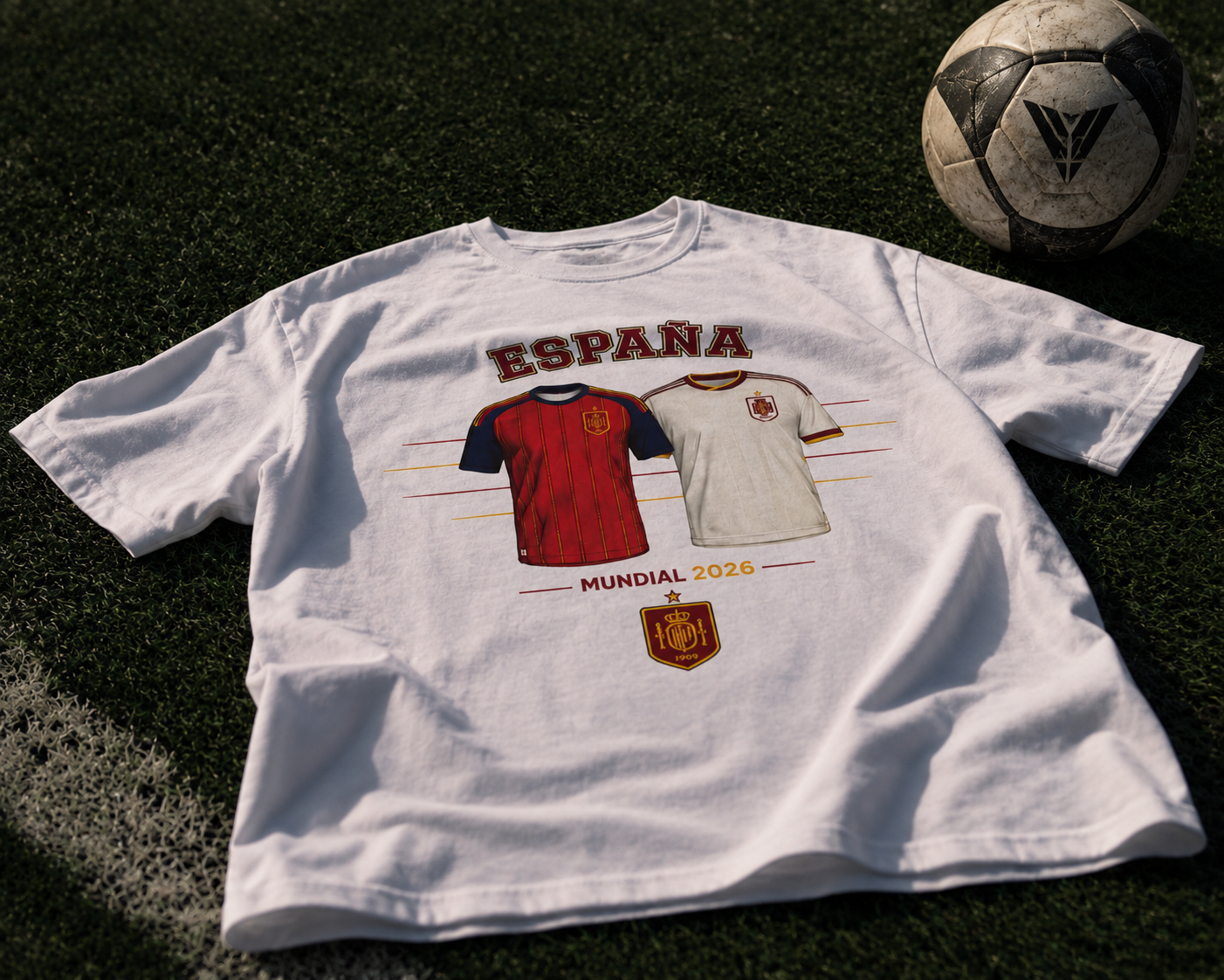 España (Spain) Football T-Shirt | Mundial 2026 Football Tee