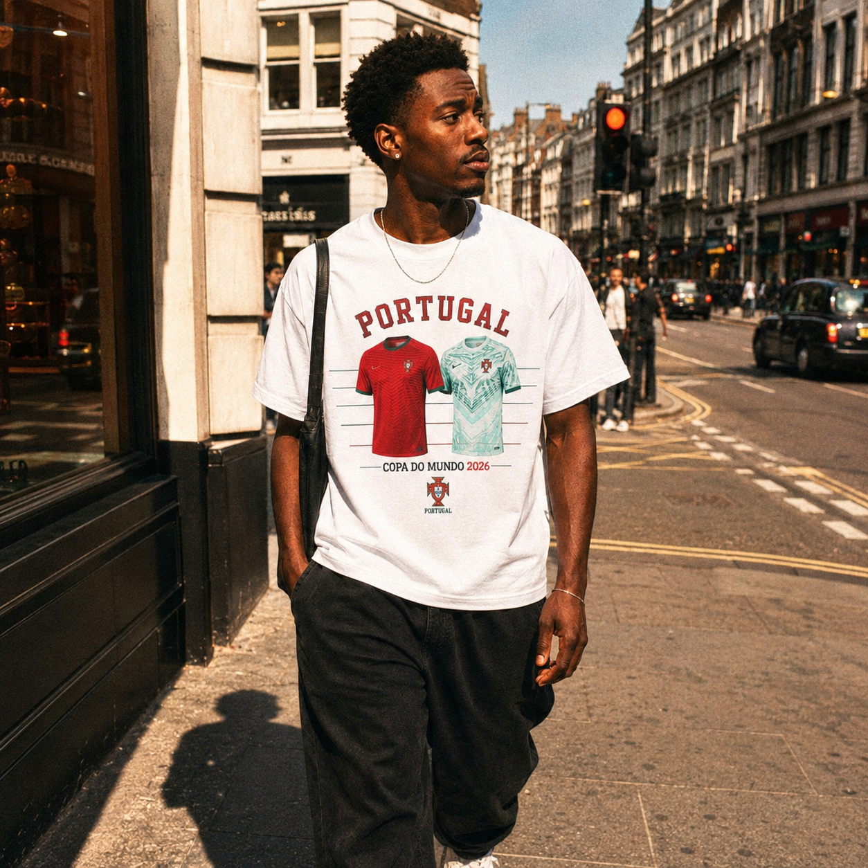 Portugal Football Graphic T-Shirt – Copa do Mundo 2026 Tee