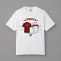 Türkiye Football  T-Shirt — Türkiye Word Cup 2026 Graphic Tee
