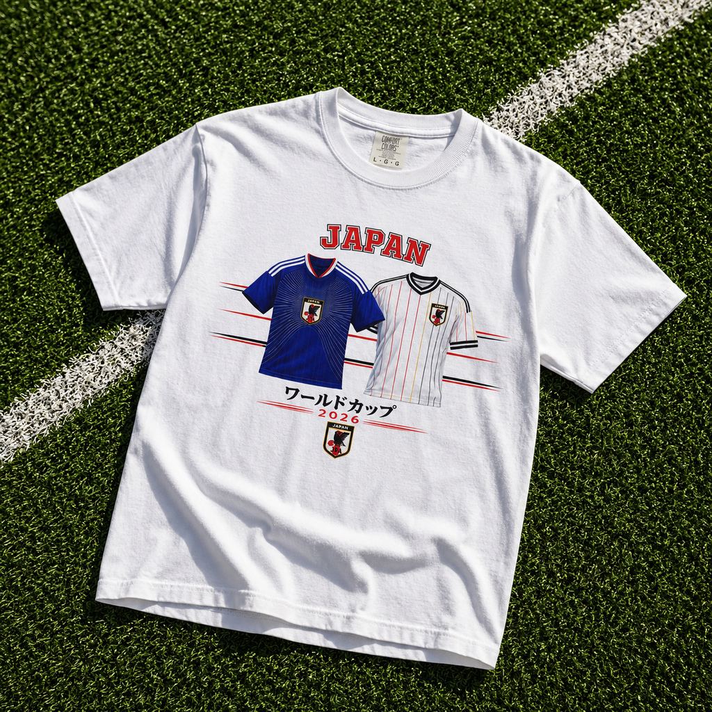 Japan Football T-Shirt – World Cup 2026  Graphic Tee