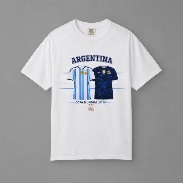 Argentina Copa Mundial 2026 Football Jersey Graphic T-Shirt
