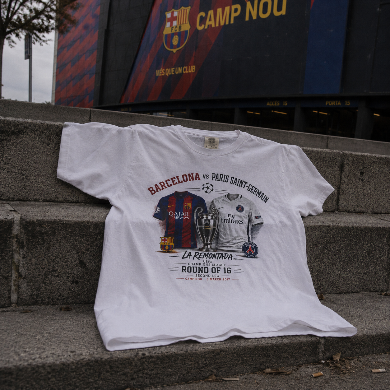 La Remontada - Barcelona vs PSG Champions League Tee