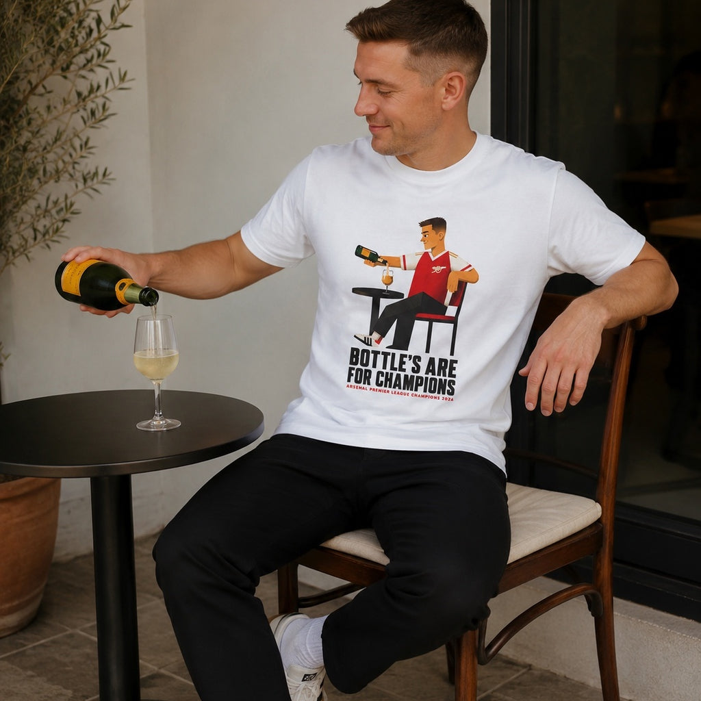 Arsenal "Bottle's Are For Champions" T-Shirt
