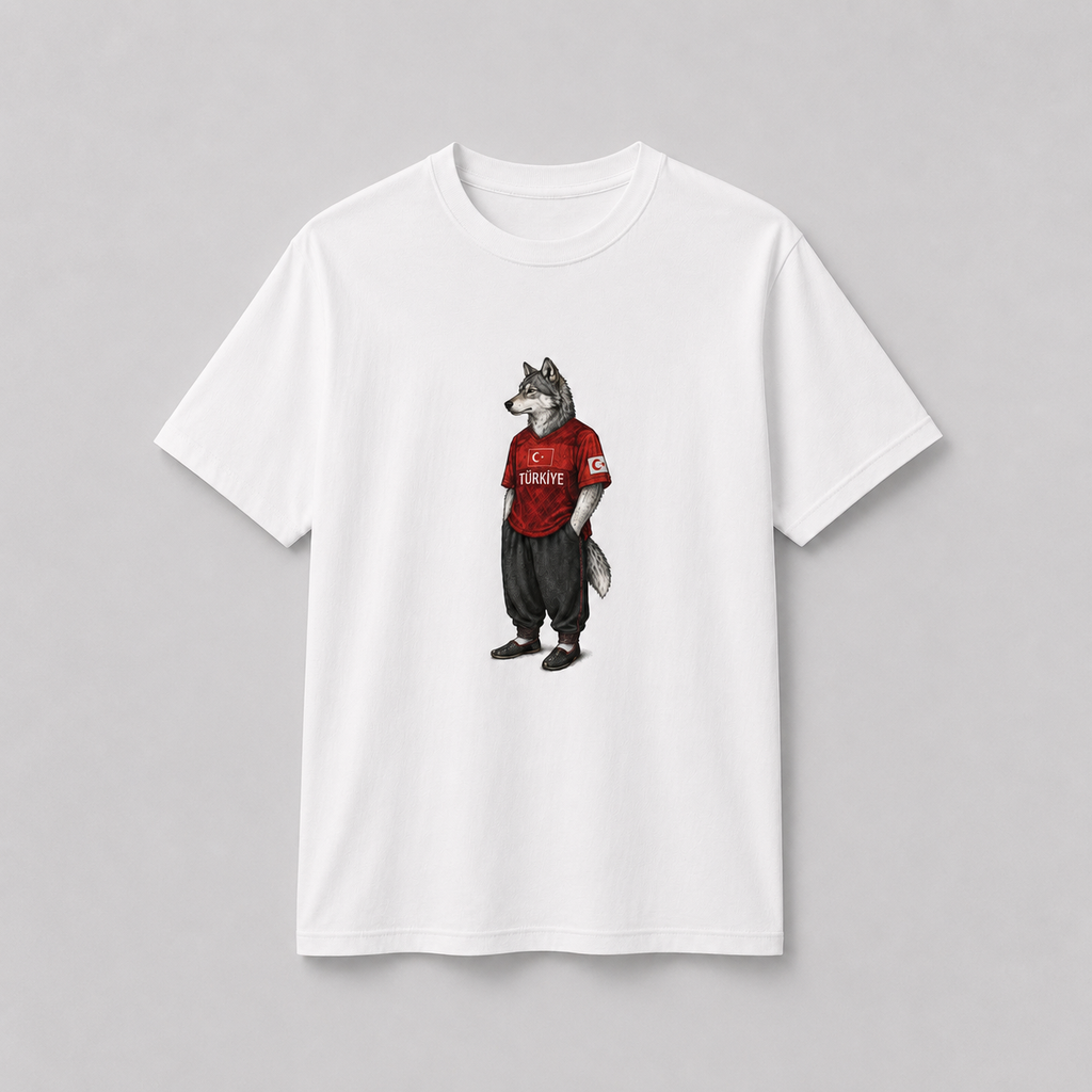 Türkiye Grey Wolf World Cup Tee
