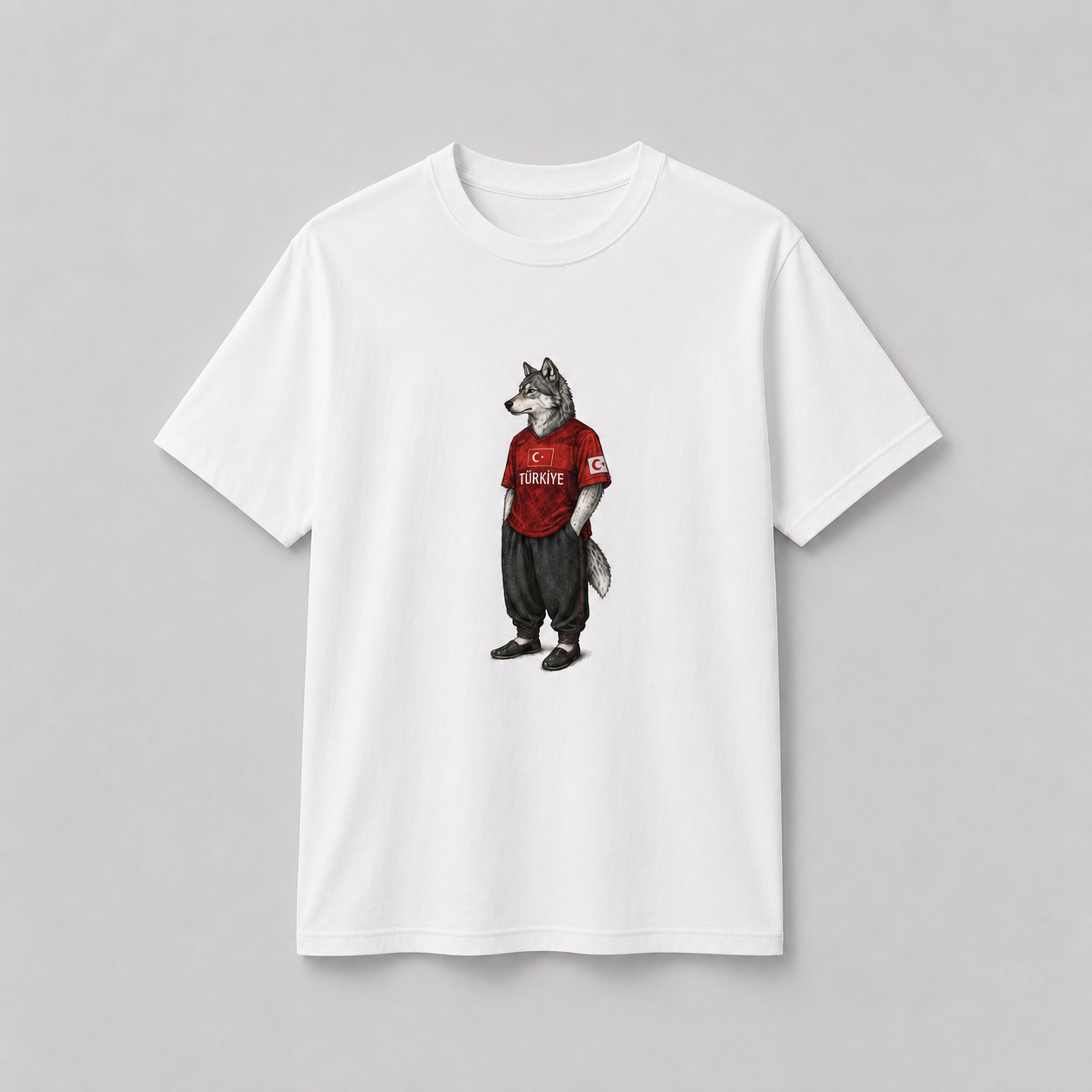 Türkiye Grey Wolf World Cup Tee