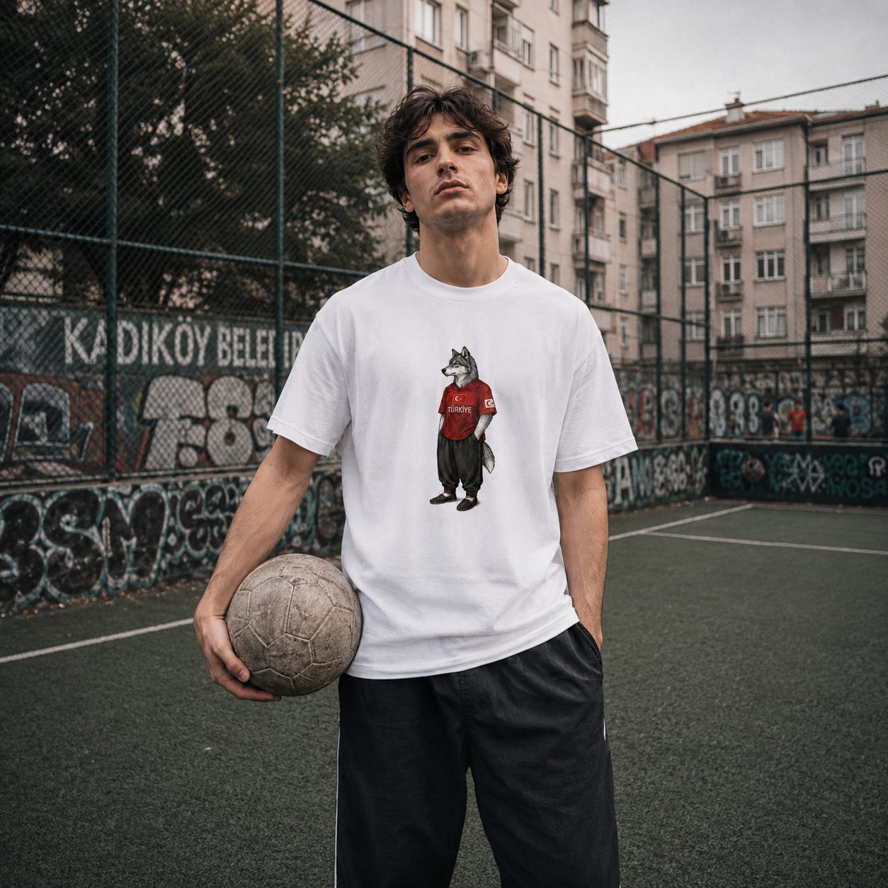 Türkiye Grey Wolf World Cup Tee