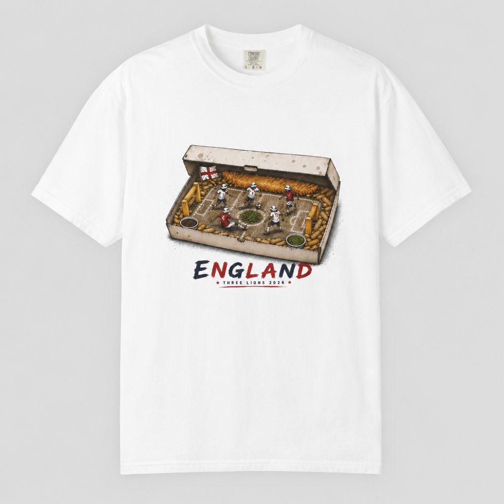 England "Fish and Chips" World Cup T-Shirt