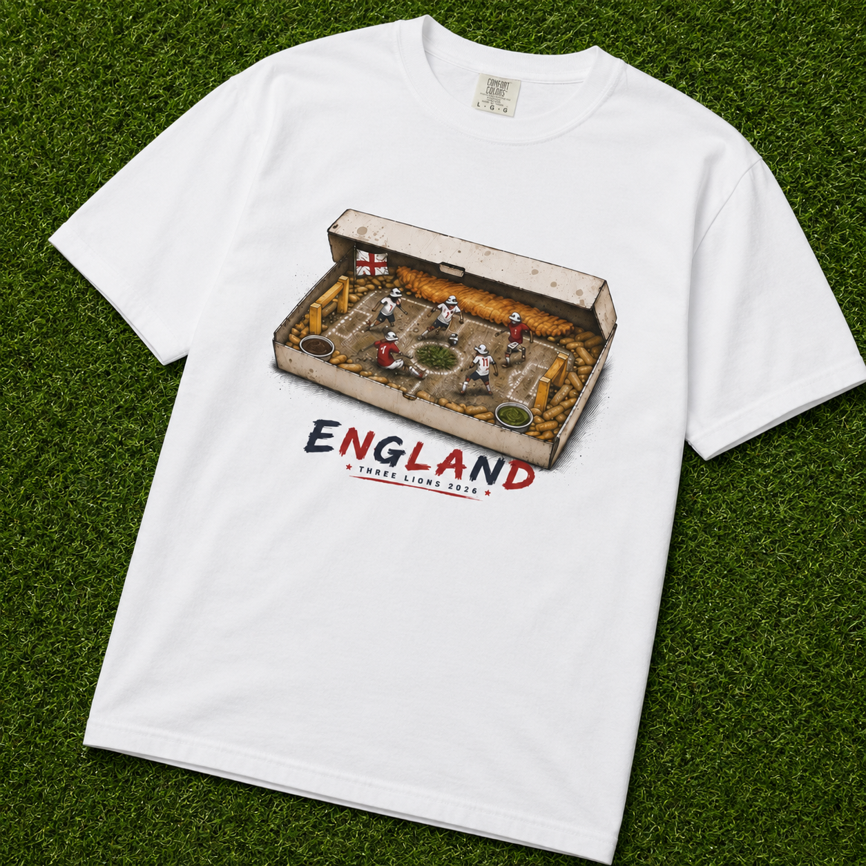 England "Fish and Chips" World Cup T-Shirt