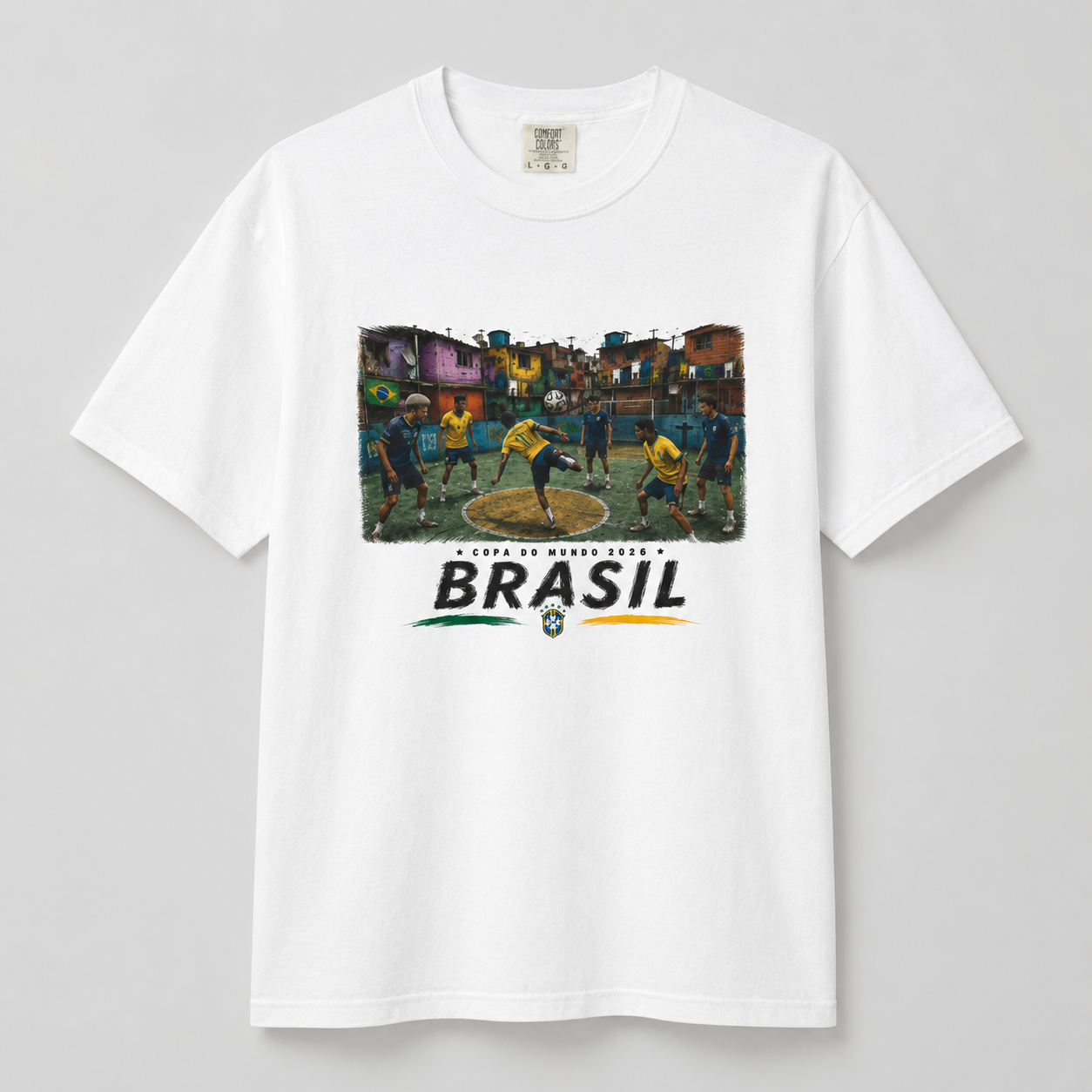 Brasil "Favela Futbol" World Cup T-Shirt