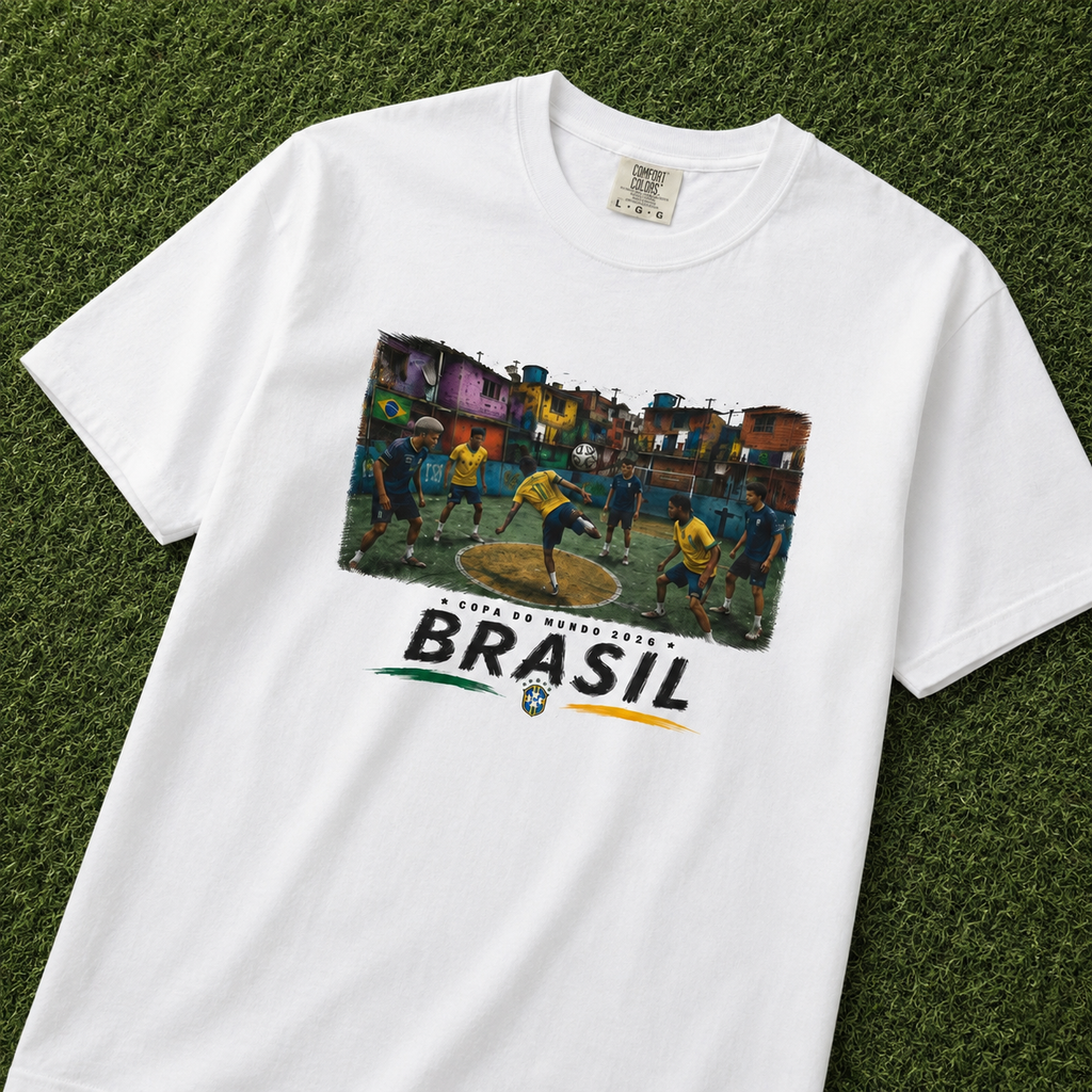 Brasil "Favela Futbol" World Cup T-Shirt