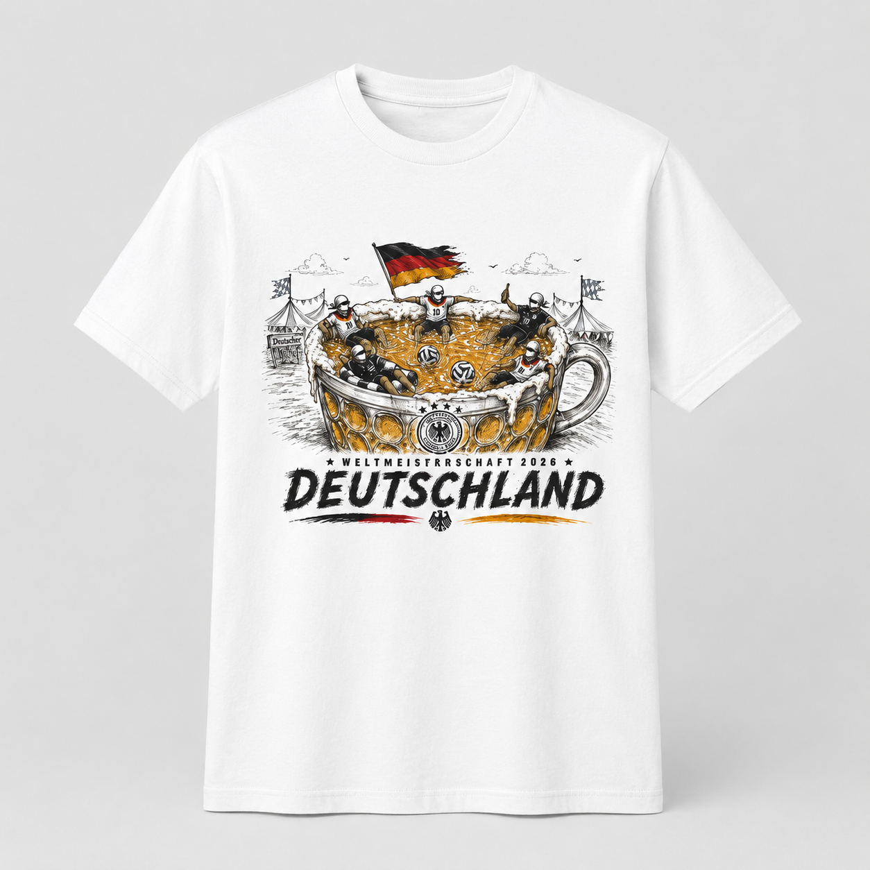 Germany "Beer Stein Ball" World Cup T-Shirt