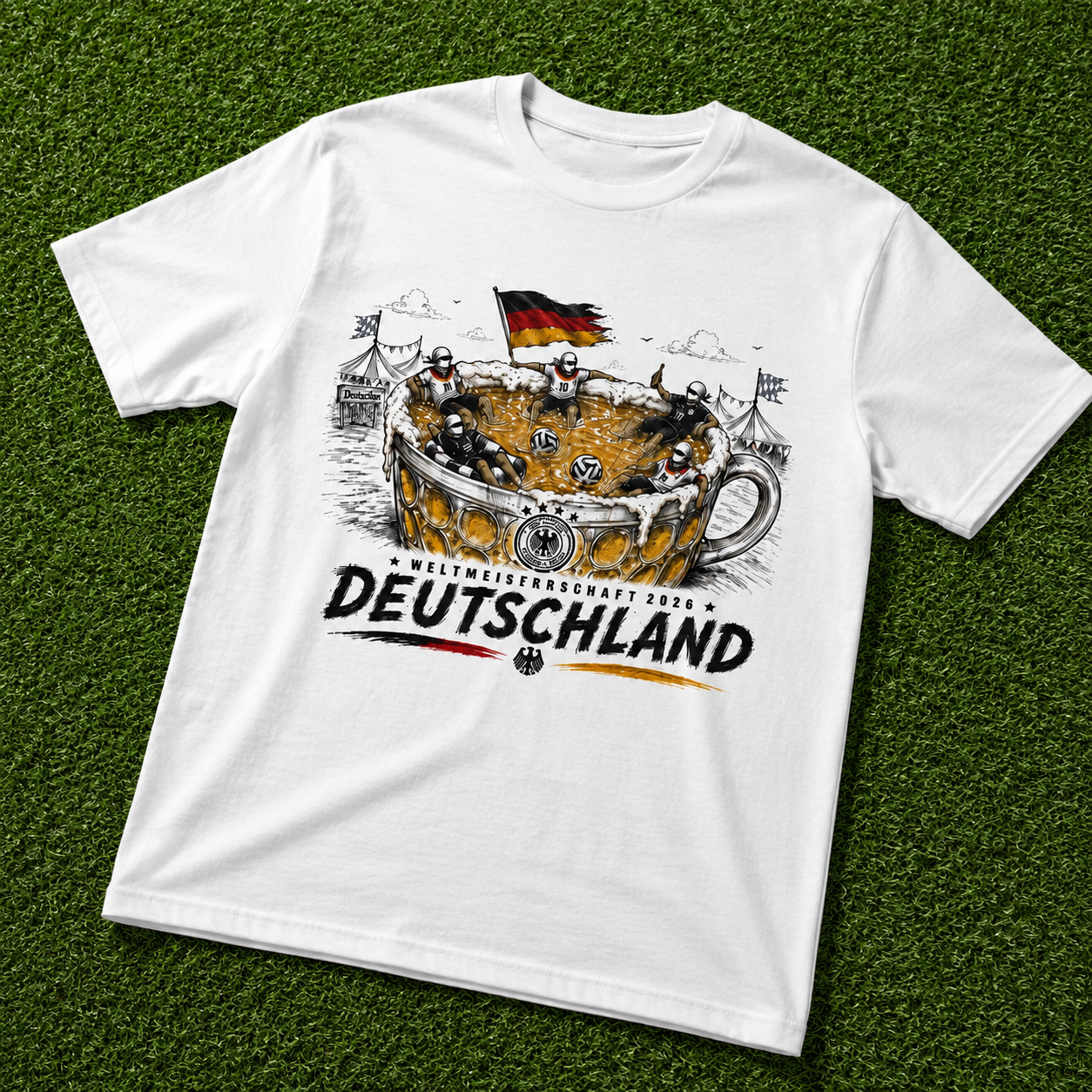 Germany "Beer Stein Ball" World Cup T-Shirt