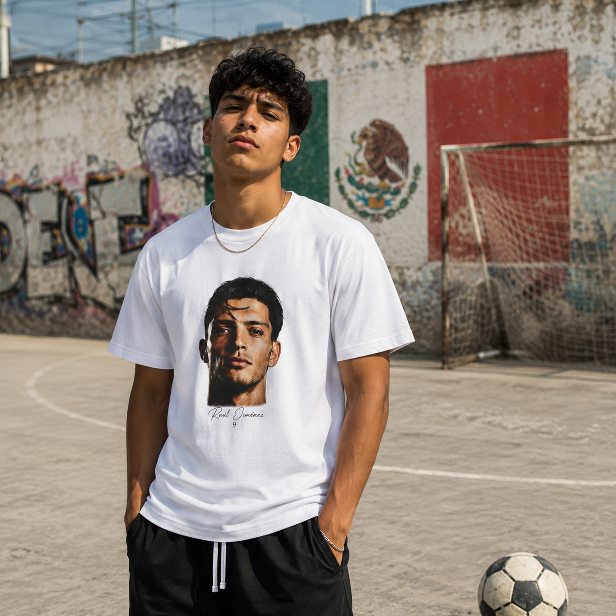 Raul Jimenez Mexico World Cup T-Shirt